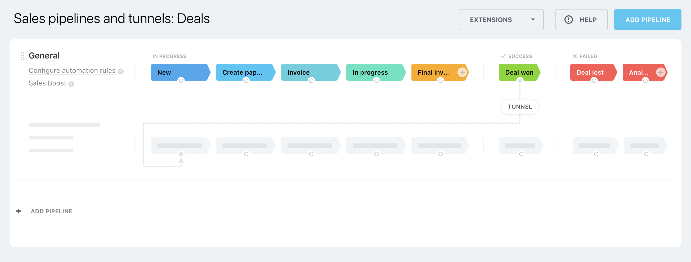 Creating new pipelines in Bitrix24