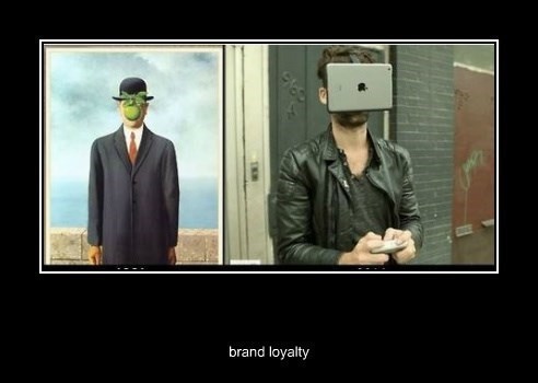 Funny meme about brand loyalty