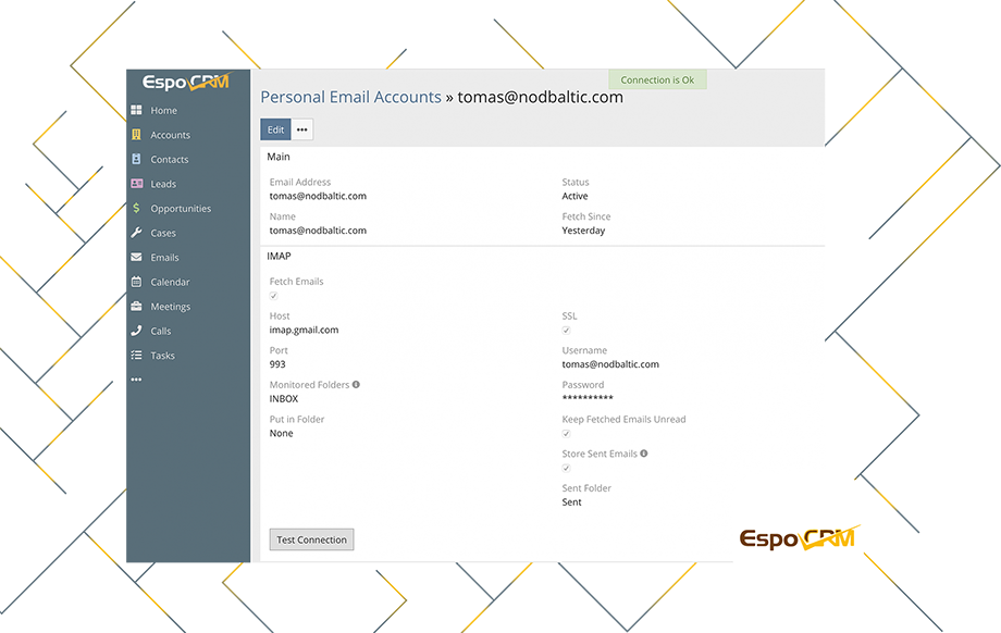 EspoCRM overview