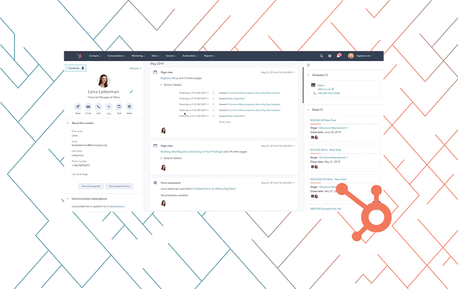 HubSpot free CRM