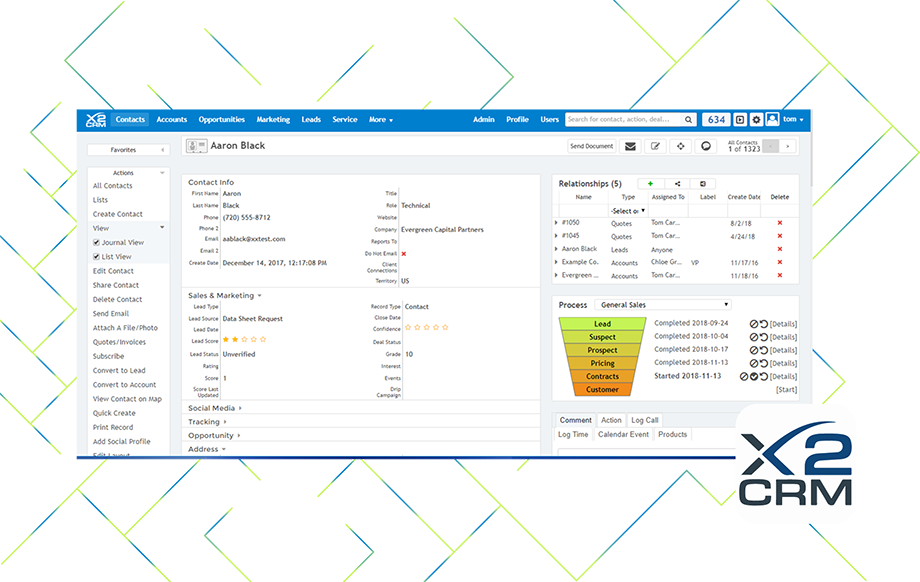 X2CRM preview