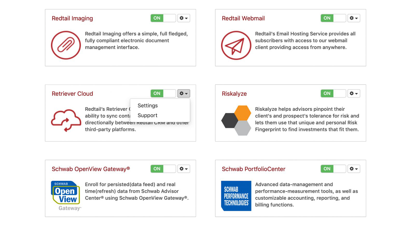 redtail crm retriever cloud