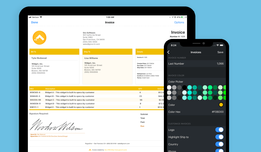 gro crm overview