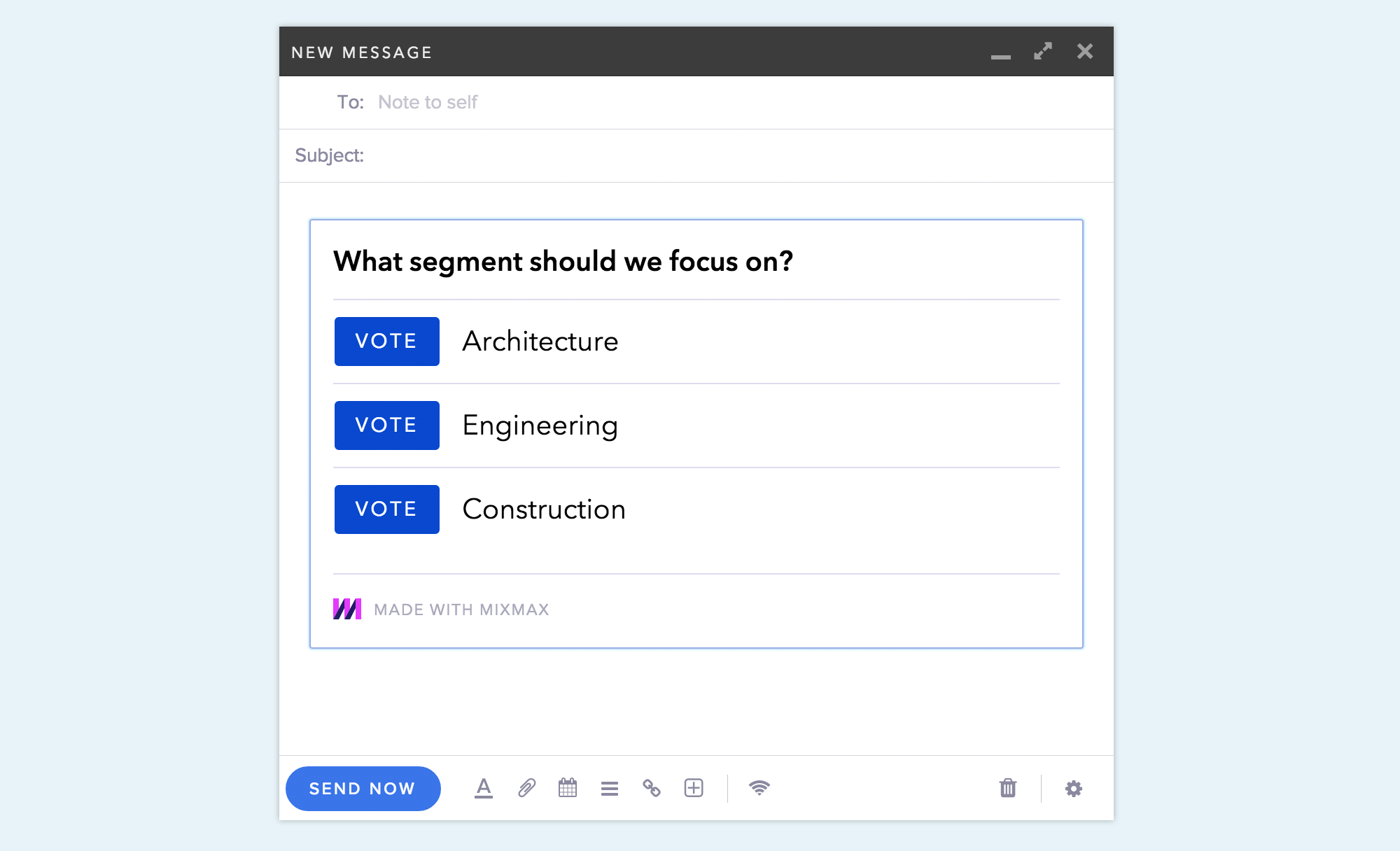 miximax polls and surveys