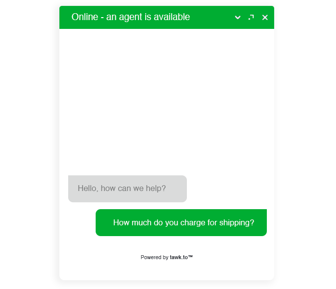 tawk to live chat widgets