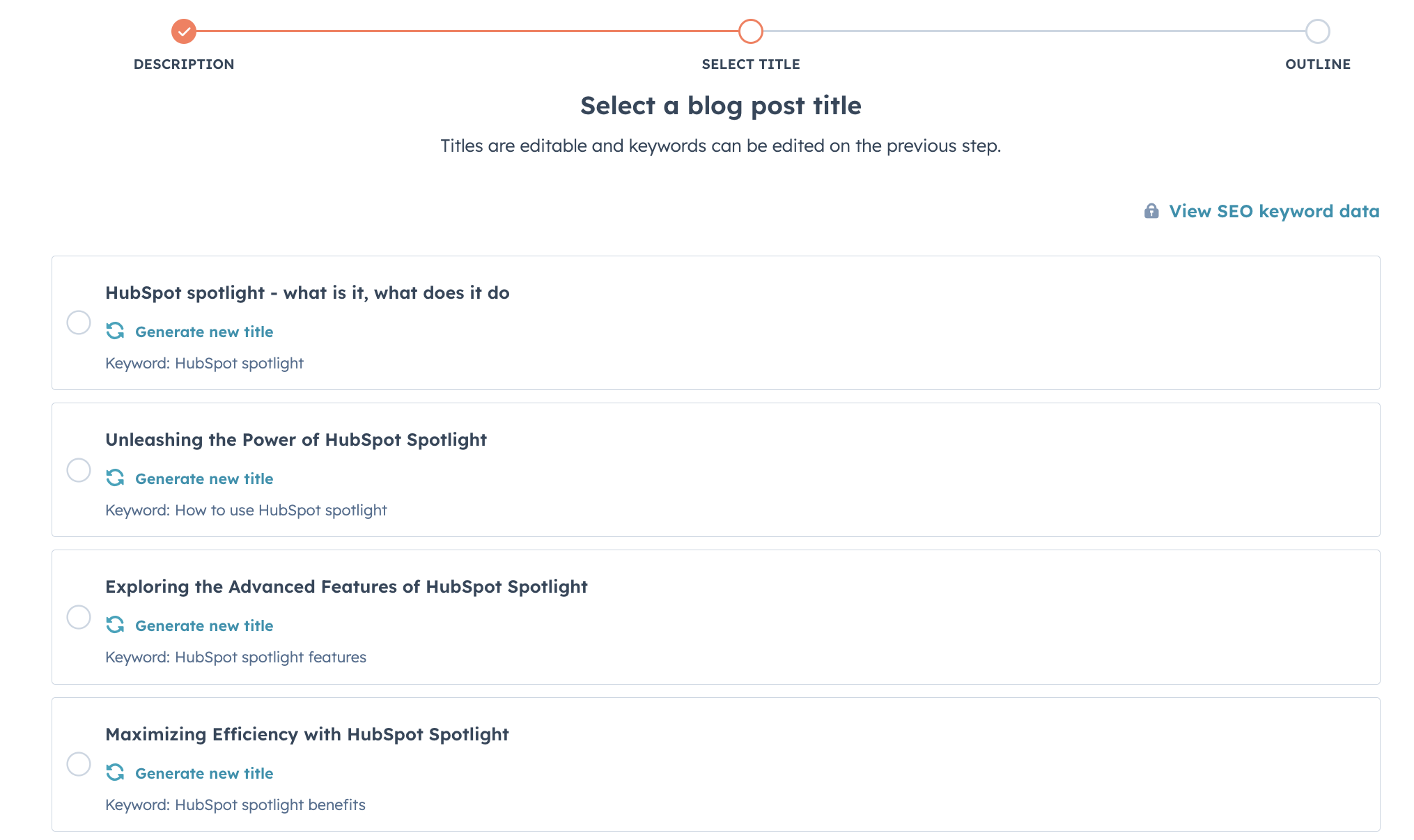 HubSpot AI content creation