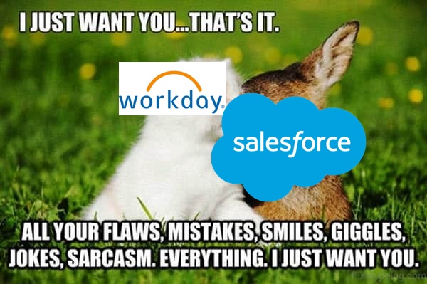 meme about salesforce and workday