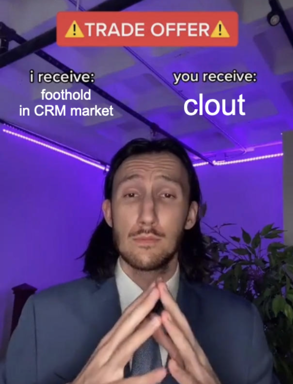meme for the news of HubSpot joining Alphabet
