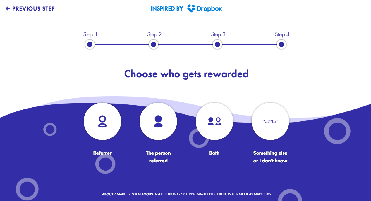 viral loops referal program step 4