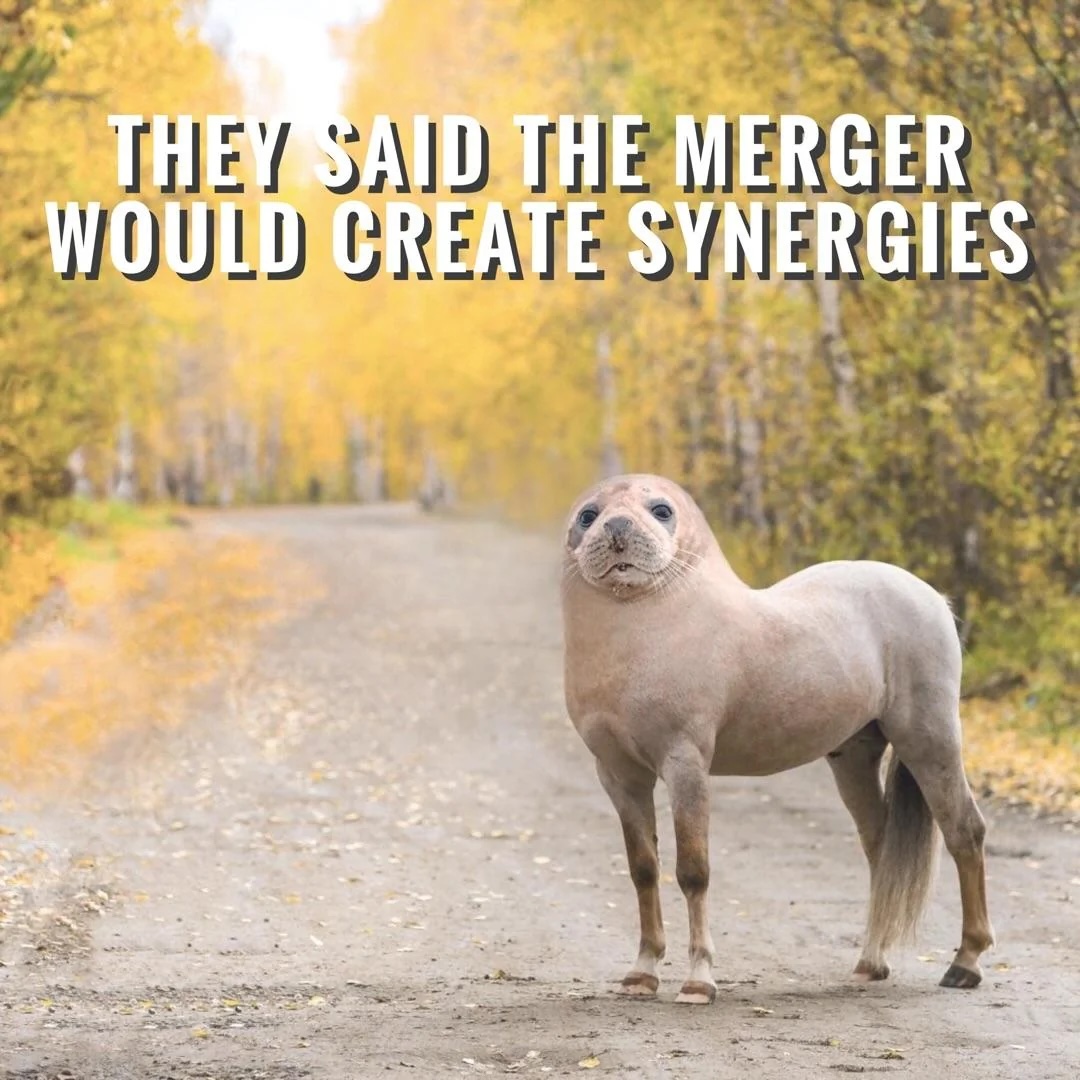 a funny meme about salesforce buying informatica